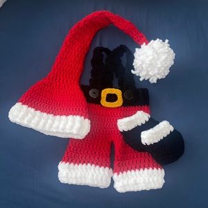 Newborn Santa Claus outfit
